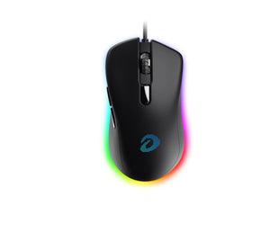 Dareu Gaming Office Mouse 6 Programmable Buttons, Ergonomic RGB Mouse with 16.8 Million Chroma 7 Backlit for PC, Laptop, and Notebook