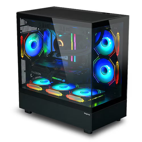 Custom Gaming PC AMD Ryzen7 7700/ AIO Liquid Cooled/1TB Nvme SSD/32GB RGB RAM/NVIDIA RTX 5070/ DLSS4 / VR AI Ready/ Win11 Pro - English Uniway Computer Alberta
