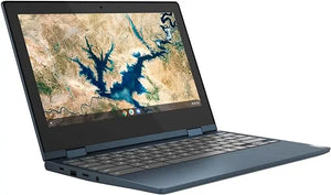 Refurbished Lenovo IdeaPad Flex 3 Chromebook 11.6" Touchscreen 2-in-1 Laptop - Intel Celeron N4020, 4GB RAM, 64GB eMMC, Chrome OS - Abyss Blue