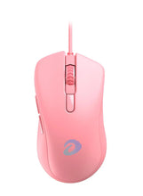 Load image into Gallery viewer, Dareu Pink Gaming Office Mouse 6 Programmable Buttons, Ergonomic RGB Mouse with 16.8 Million Chroma 7 Backlit for PC, Laptop, and Notebook
